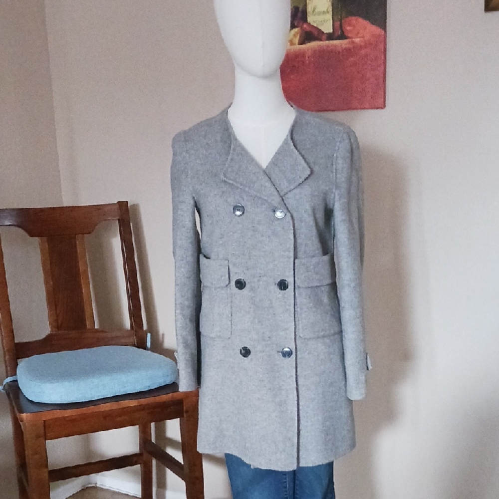 Zara Women- Gray Pea Coat